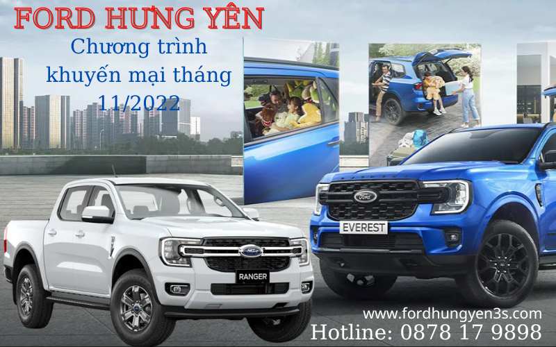 Ưu đãi mua xe Ford tháng 11/2022